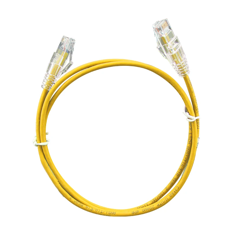 (5pcs/Pack) Patch Cord RJ45 Colour UTP Cat6A 28AWG Slim Ethernet Network cat 6 ethernet cable 4 PVC Cat7 STP Internet Lan Cable