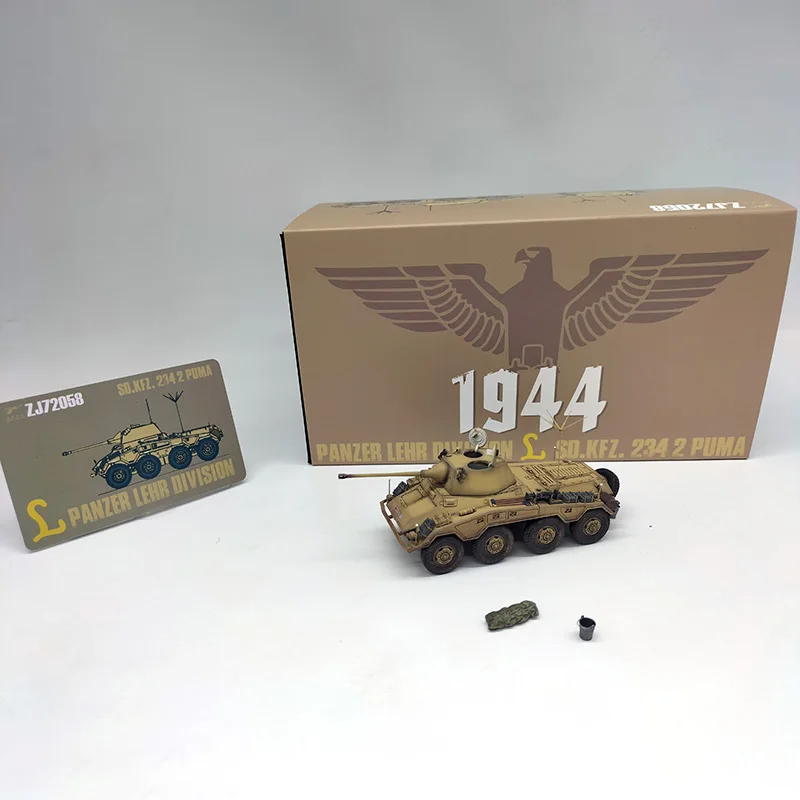 

1:72 Scale Plastic Sd.Kfz.234/1 Heavy Armored Reconnaissance Vehicle Model Adult Toys Cars Classic Gift Souvenir Static Display