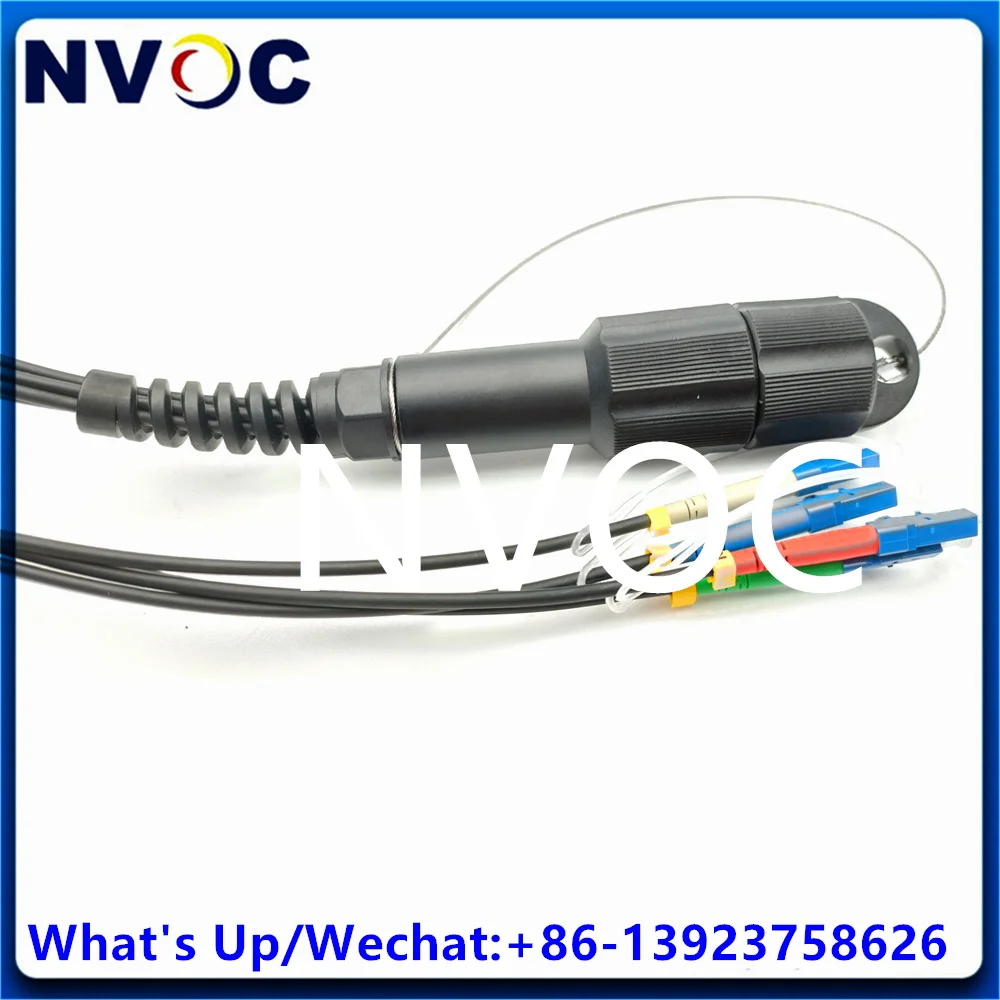 2 قطعة 4 النواة 100 متر SM G657A1 4C PDLC/SC/FC/STUPC المدرعة ألياف البولي يوريثان التصحيح الحبل يؤدي كابل و 10 قطعة 10 جرام 1310nm LR 20 كجم ل Novastar #3