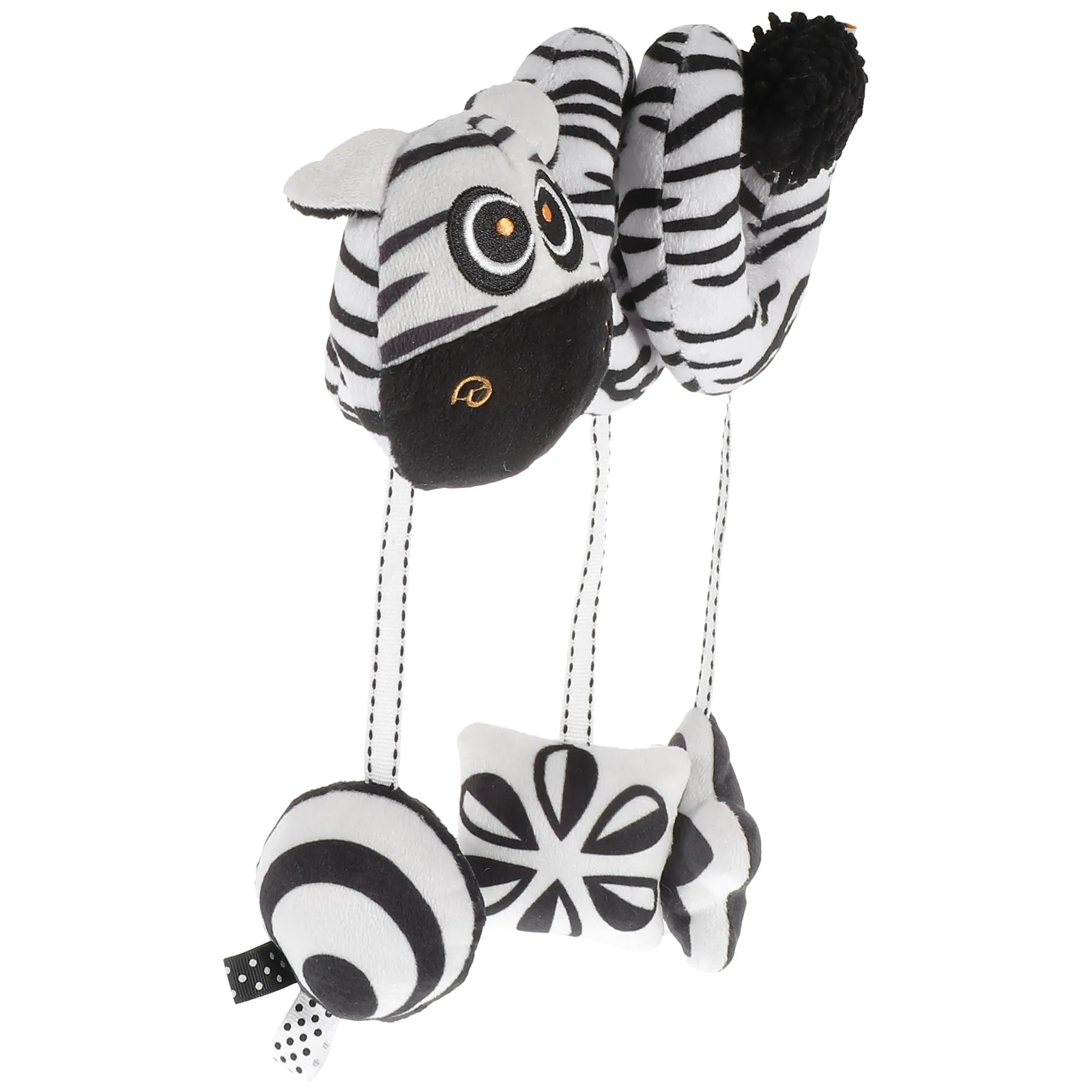Babybett Schwarz und Weiß Zebra Interaktive Hängende Kutsche Dekor Spielzeug Neugeborene