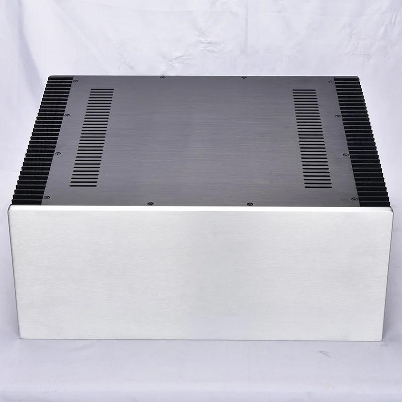 480x200x410mm Big Size Power Amplifier Supply Chassis Heatsink Anodized Aluminum Cabinet Headphone Shell Preamp DAC Decoder PSU