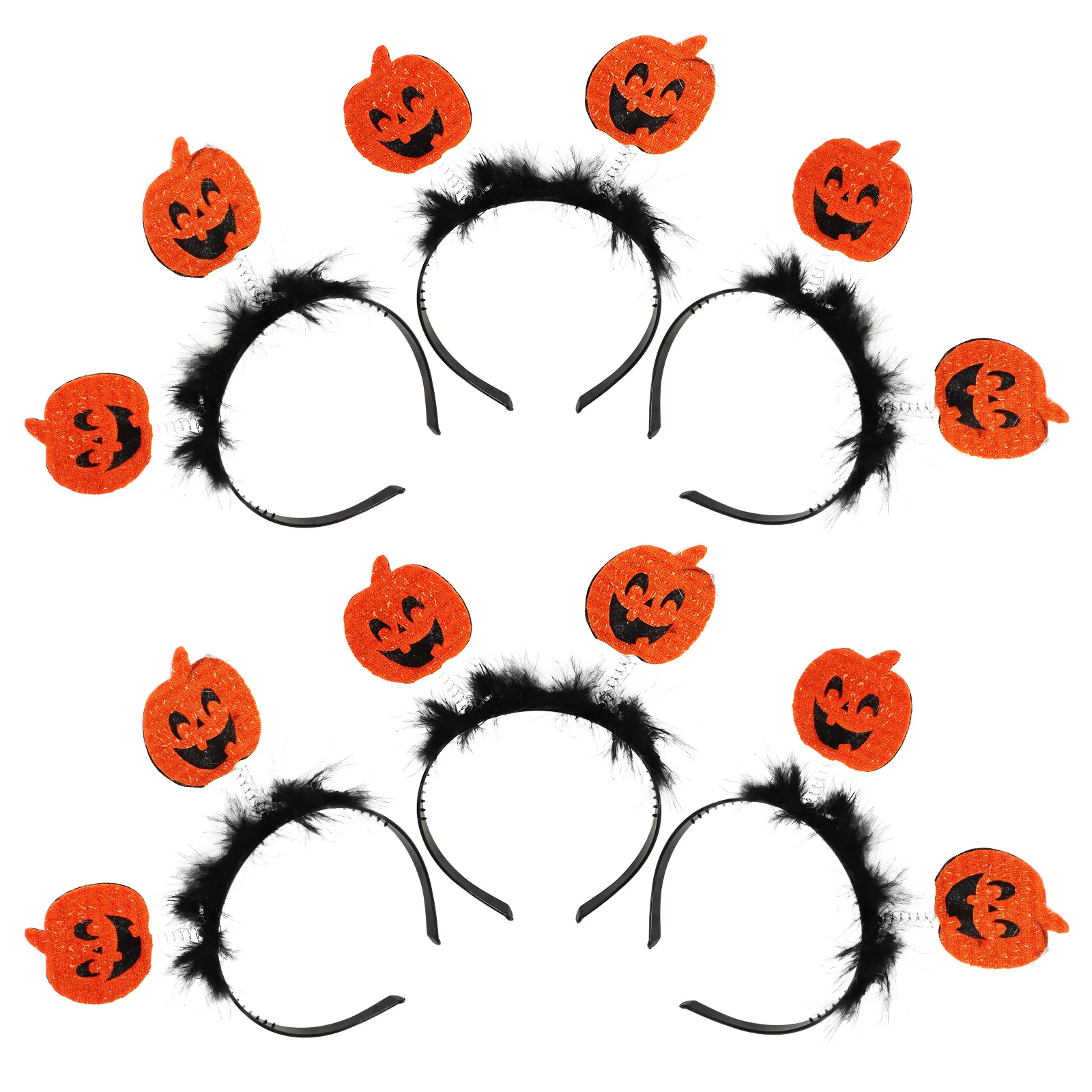 Accesorios para disfraz de Halloween, accesorio para cabeza de calabaza, banda para el pelo festiva para Nochevieja, fiesta de Pascua, decoración divertida, 6 uds.