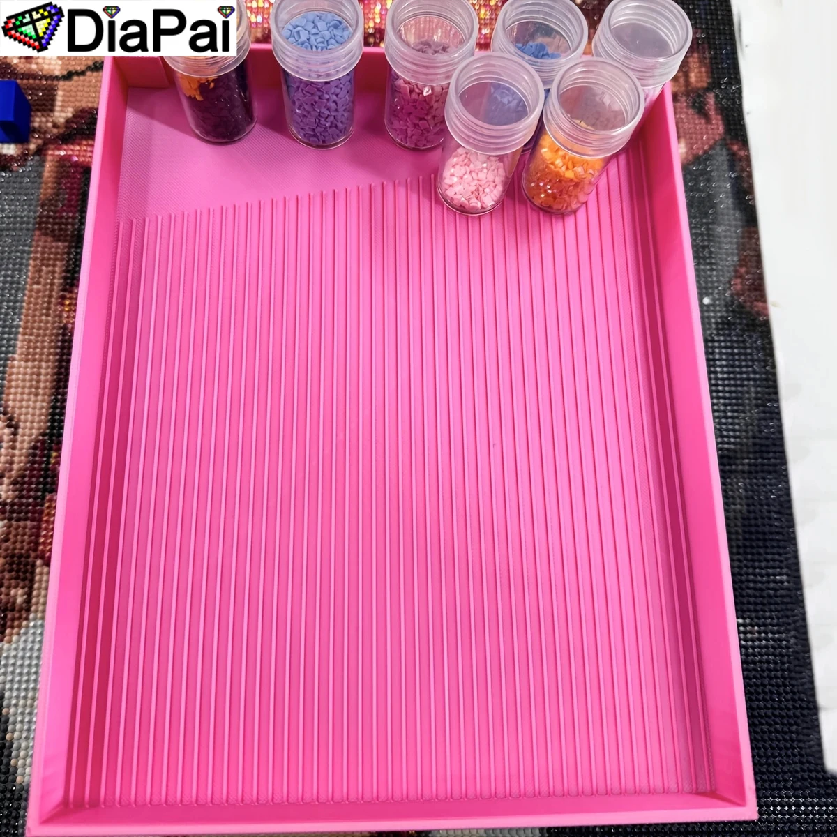 

DIAPAI Very Large 3D Printing Diamond Painting Tools Art Dot Drill Tray Storage Box Mosaic Organize Diy Embroidery Accessories