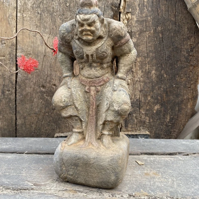 

Stone Buddha statue antique stone carving ornament study furnishings