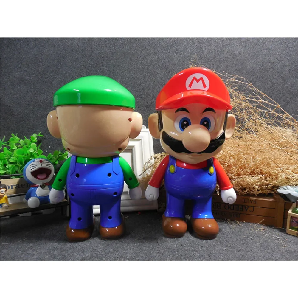 Super  Brothers  Table Lamp Super Starlight Music Night Light Sound USB Charging Table Lamp Gift Toy