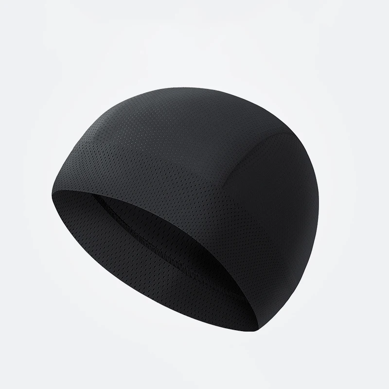 قبعة شبكة النسيج سريعة الجافة قبعة الدراجات النارية خوذة بطانة الدراجة الصيف ركوب المضادة للعرق تنفس قبعة الدراجات المعدات