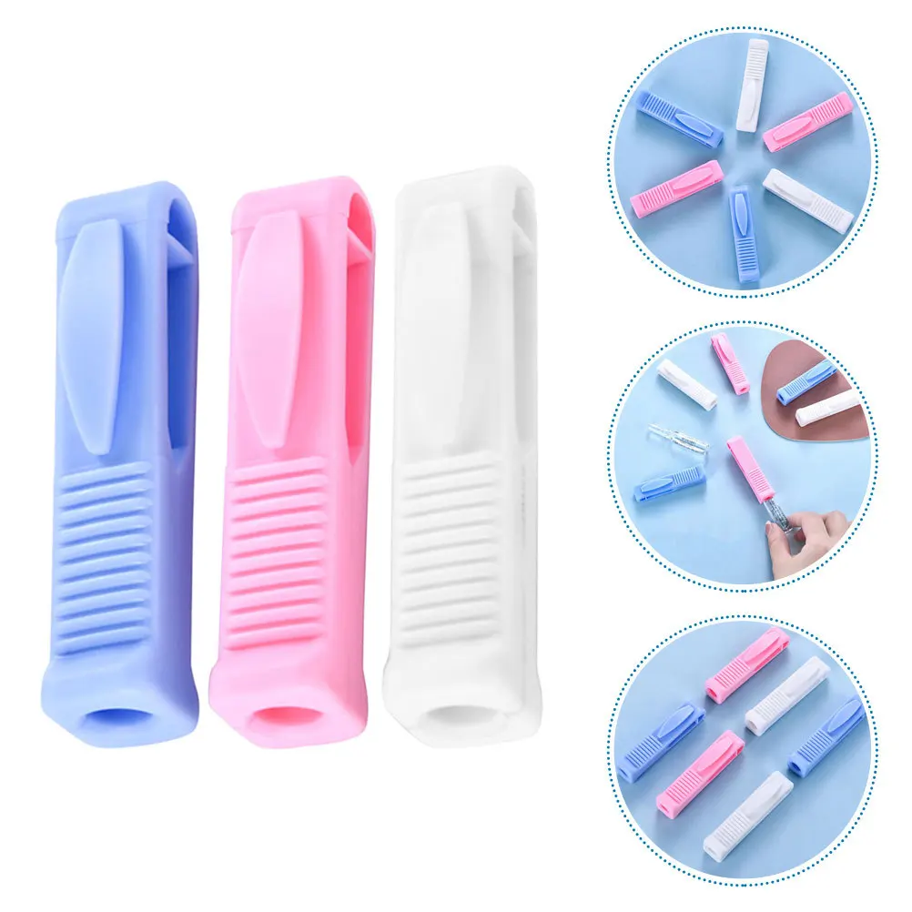 

6Pcs Glass Vial Breaker Ampoule Opener for Medical Professionals Portable Bottle Cutter Tool with Hand Protector Compact