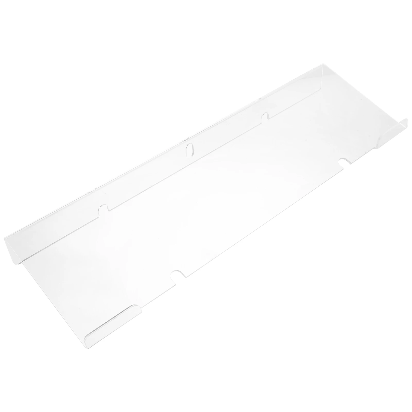 

Ergonomic Tilted Acrylic Holder 30 Degree Crystal Clear For Office Desk Gaming Typing Computer Accessory Keyboard Riser Stand