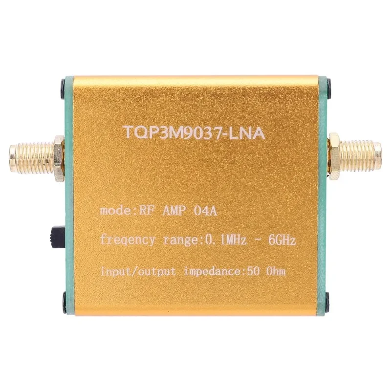 0.1MHz‑6GHz Amplifier Module Wide Frequency Range Ultra Low Noise Gain Block Amplifier for Shortwave RF Software Defined Radio