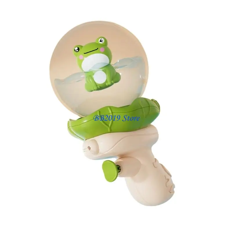 Q0KB Đồ chơi súng nước bong bóng trong suốt có thiết kế hoạt hình Đồ chơi chiến đấu dưới nước ngoài trời