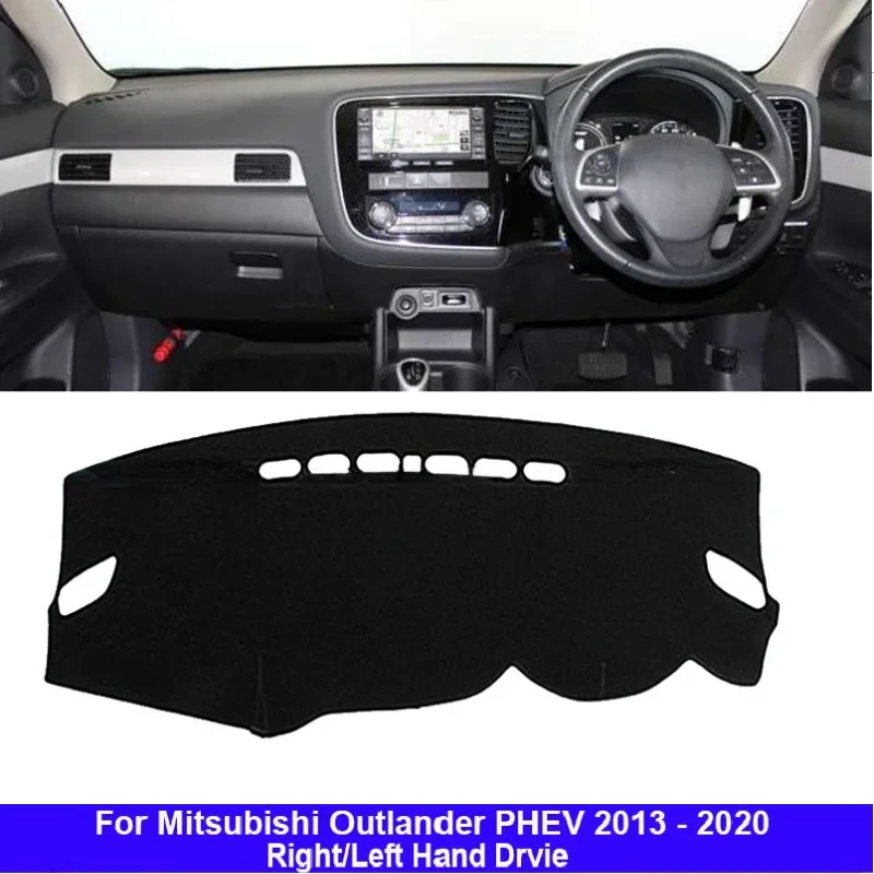 

Car Dashboard Cover Dash Mat Carpet Cape For Mitsubishi Outlander PHEV 2013 - 2015 2016 2017 2018 2019 2020 Anti-sun Sun shade