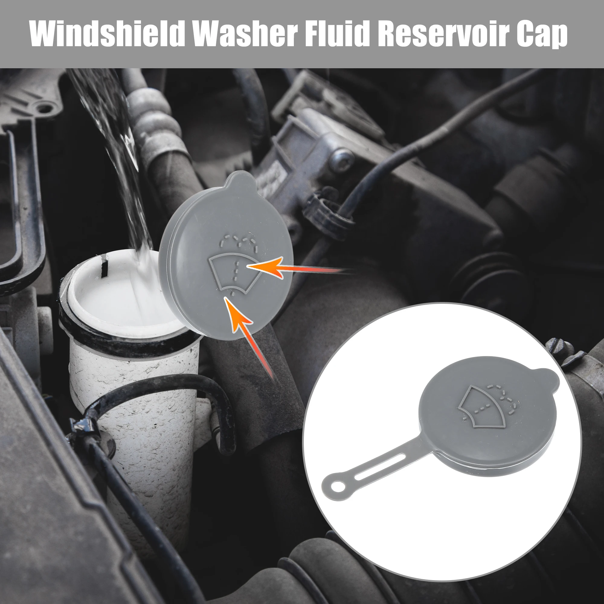 X Autohaux No.28915AM600 Car Windscreen Washer Wiper Fluid Reservoir Cap for Nissan 350Z 2003-2007 for Nissan Altima 1993-2007