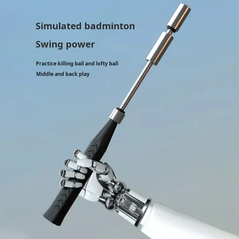 Badminton Power Trainer Whiplash Swing Practice Auxiliary Equipment Point Kill Practice Backhand Grip to Correct High Ball