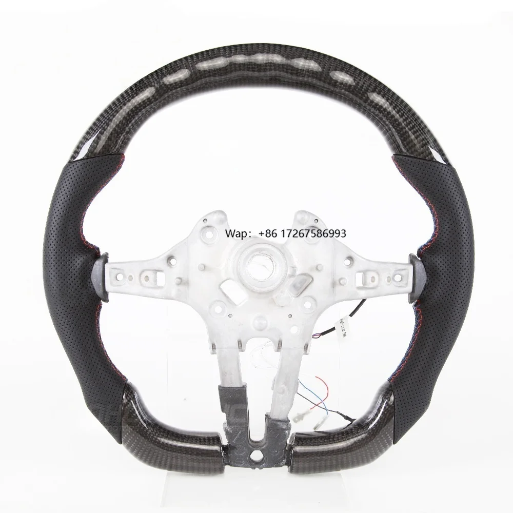 

Durable LED Carbon Fiber Steering Wheel for X1 X3 X4 M3 M6 F20 F30 Sports Car Modifications with Stylish Design and comfort