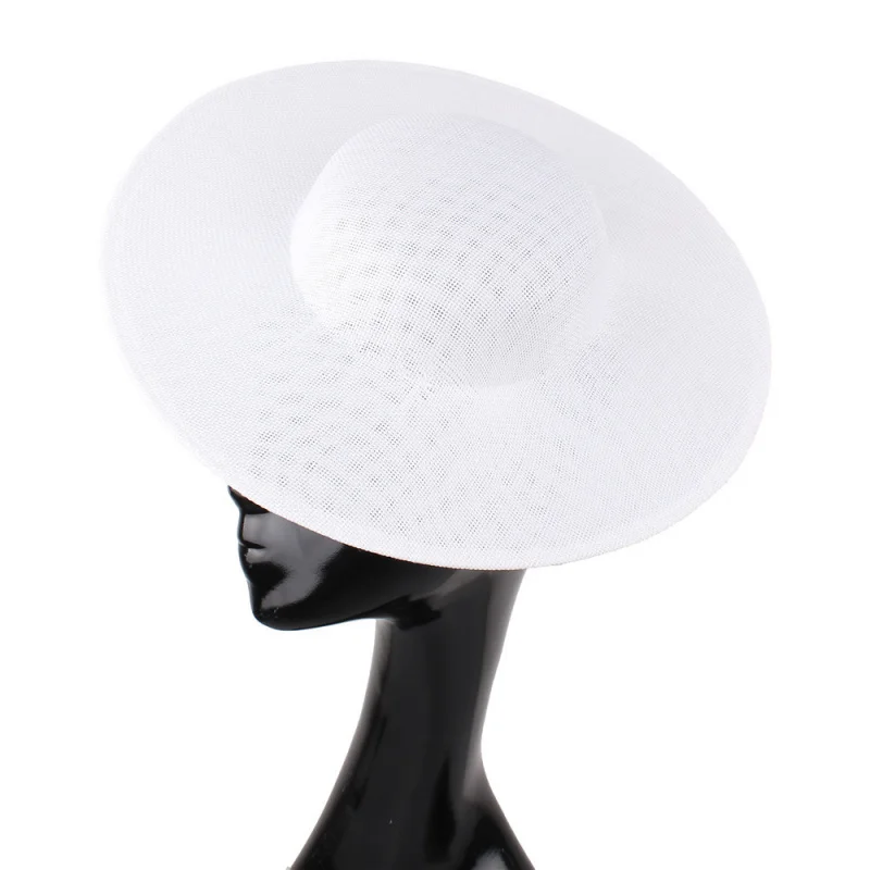 European and American Style Imitation Hemp Hat Base for Evening Party Bridal Headwear Fascinator Hats Headress
