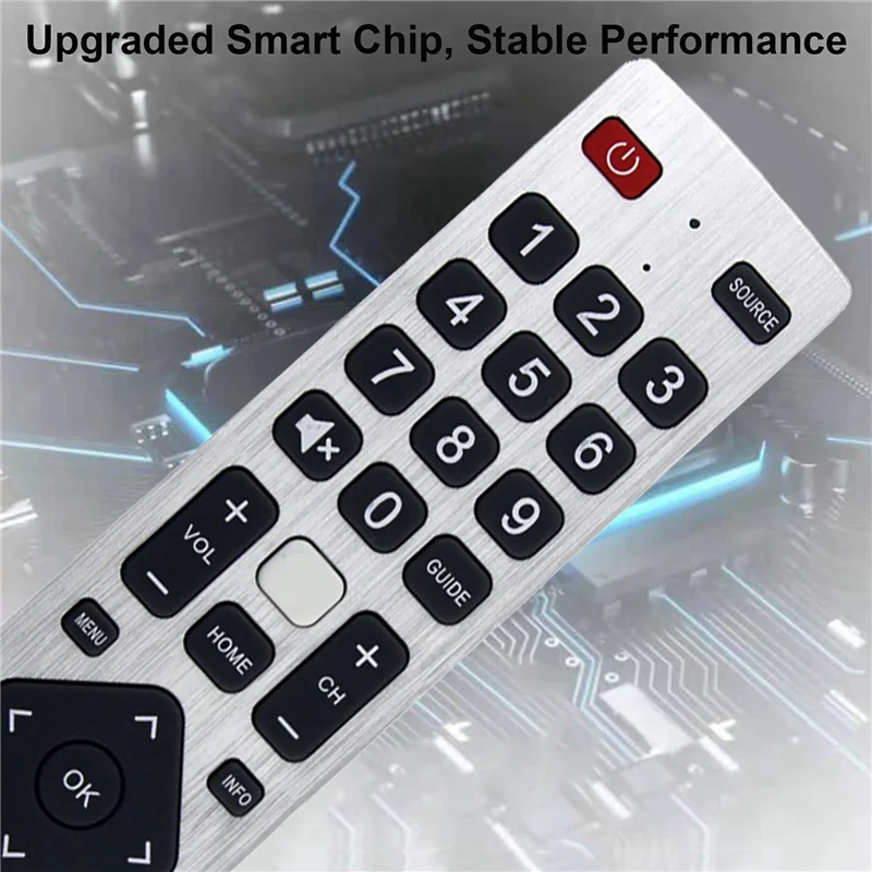 

10X RMC0133 Remote Control Replace For Sharp TV Remote Control Free Setup-Y47A