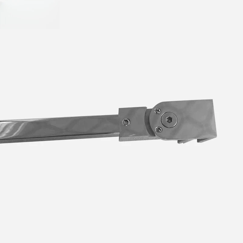 30-50cm Swaying Prevention Adjustable Joint Matt Black Polished Rose Gold Wall To Glass Shower Enclosure Fixing  Bar Bracket