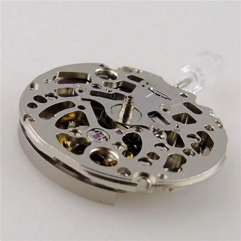 A32HOT-4X Japan NH70/NH70A Hollow Automatic Watch Movement 21600 BPH 24 Jewels High Accuracy Fit For Mechanical Watches