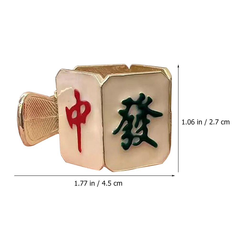 Chinesische Mahjong-Haarnadel, kleine Klaue, kreatives Mahjong-Design, leichte Haarspange, Festival, Party, Haarschmuck