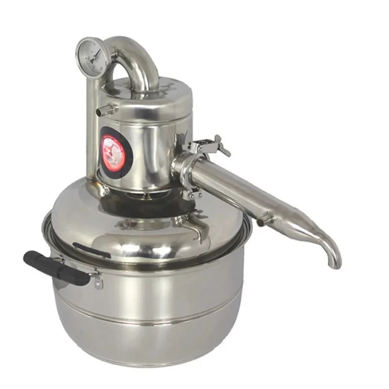 Alcohol Distiller Moonshine High Quality Stainless Steel 10L Home Use Still Brewing Winemaking Make Wine Brewing Equipment