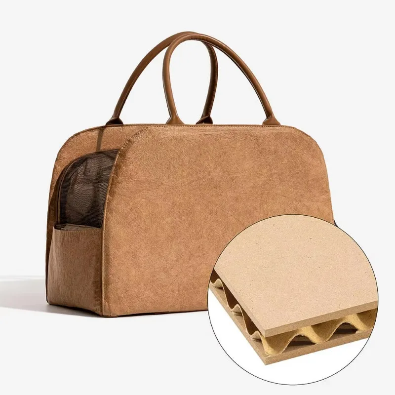 

Multifunctional Portable Premium Leather Pet Travel Bag Small Pet Puppy Cat Car Seat Booster