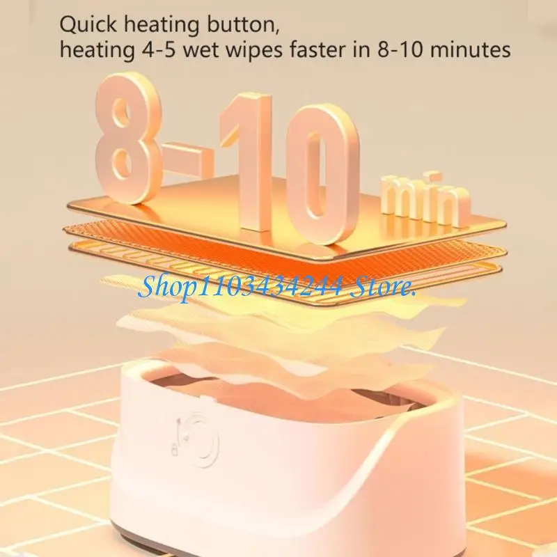  Baby Wipe Warmer Wet Tissues Dispender Box Container Spring Loaded Designing