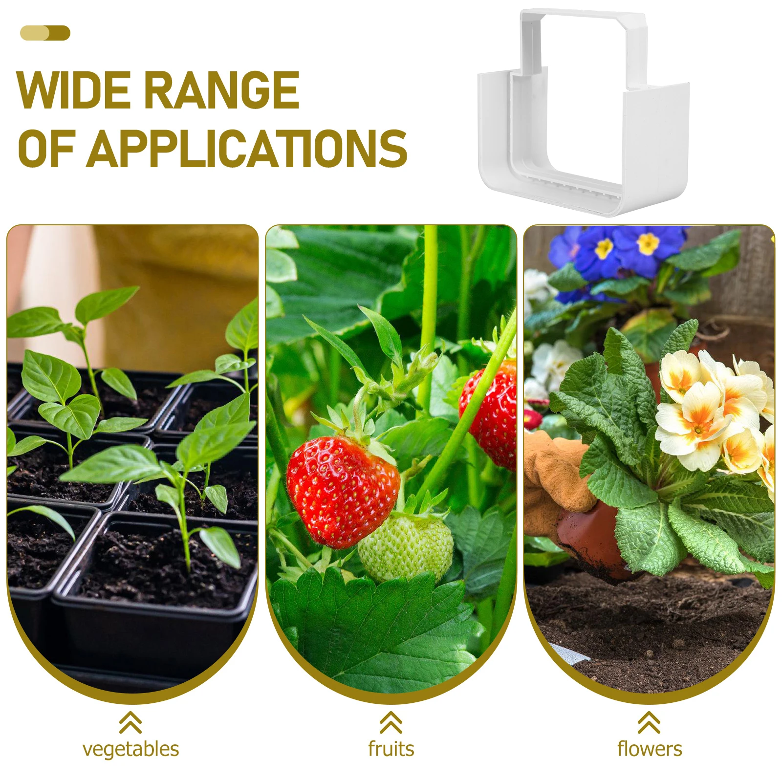 

PVC U Planting Pipe Fittings Hydroponic Pipeline Connector Vegetable Growing Systems Balcony Gardening Accessories Tube