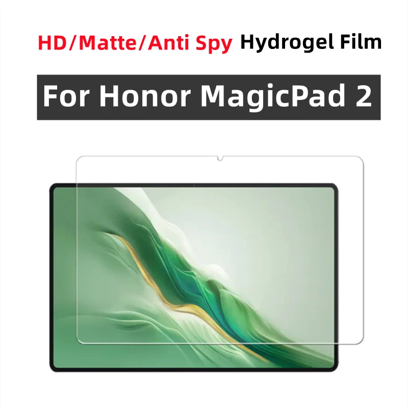 2pcs Anti Spy Tablets Hydrogel Film For Honor Magic Pad2 HD Screen Protector For Honor MagicPad 2 Matte Protective Film