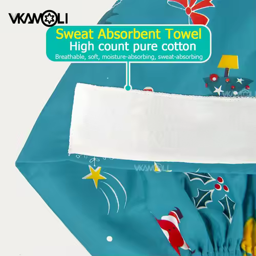 women's Cotton scrubs caps weat-absorbent Elastic Section pet grooming nursing work hats lab Flower print scrub hat Wholesale - Image 2
