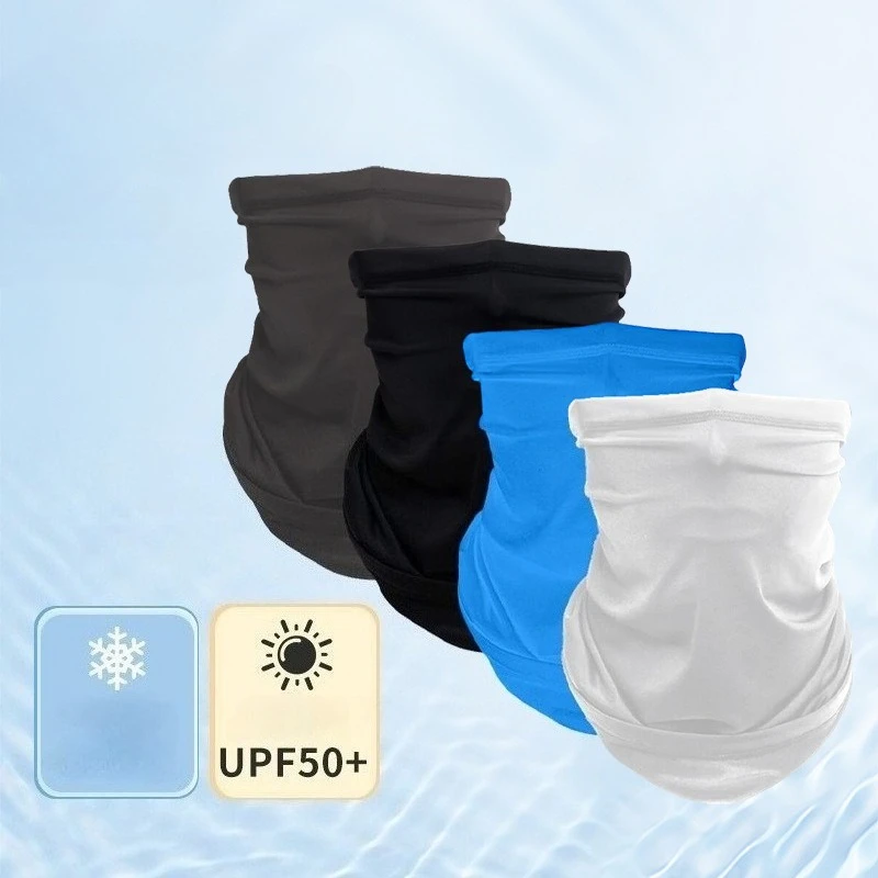 

New Cooling Neck Gaiter Men Women Ice Silk Summer Balaclava for Bike Cycling, Running & Outdoor Sports, UV Sun Protection