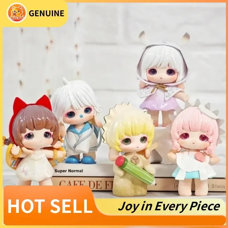 

Genuine Rabeea Blind Box Stationery Dream Series Kawaii Trendy Toy Tabletop Ornament Mystery Box Birthday Fashion Surprise Gifts