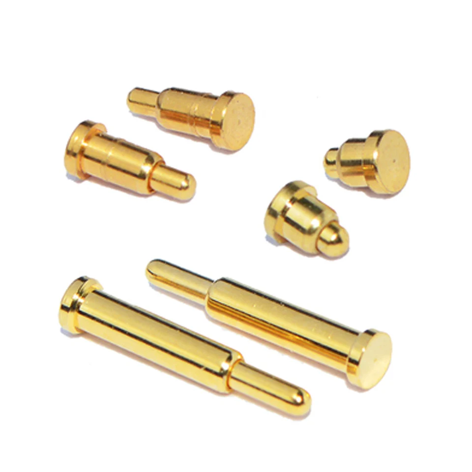20/50/100 Piezas de Conector Pogo Pin SMT, Aguja de Contacto con Resorte para Batería, Sonda de Prueba PCB, 1.8 2 3 4 5 6 7 8 9 10 11 12mm 6