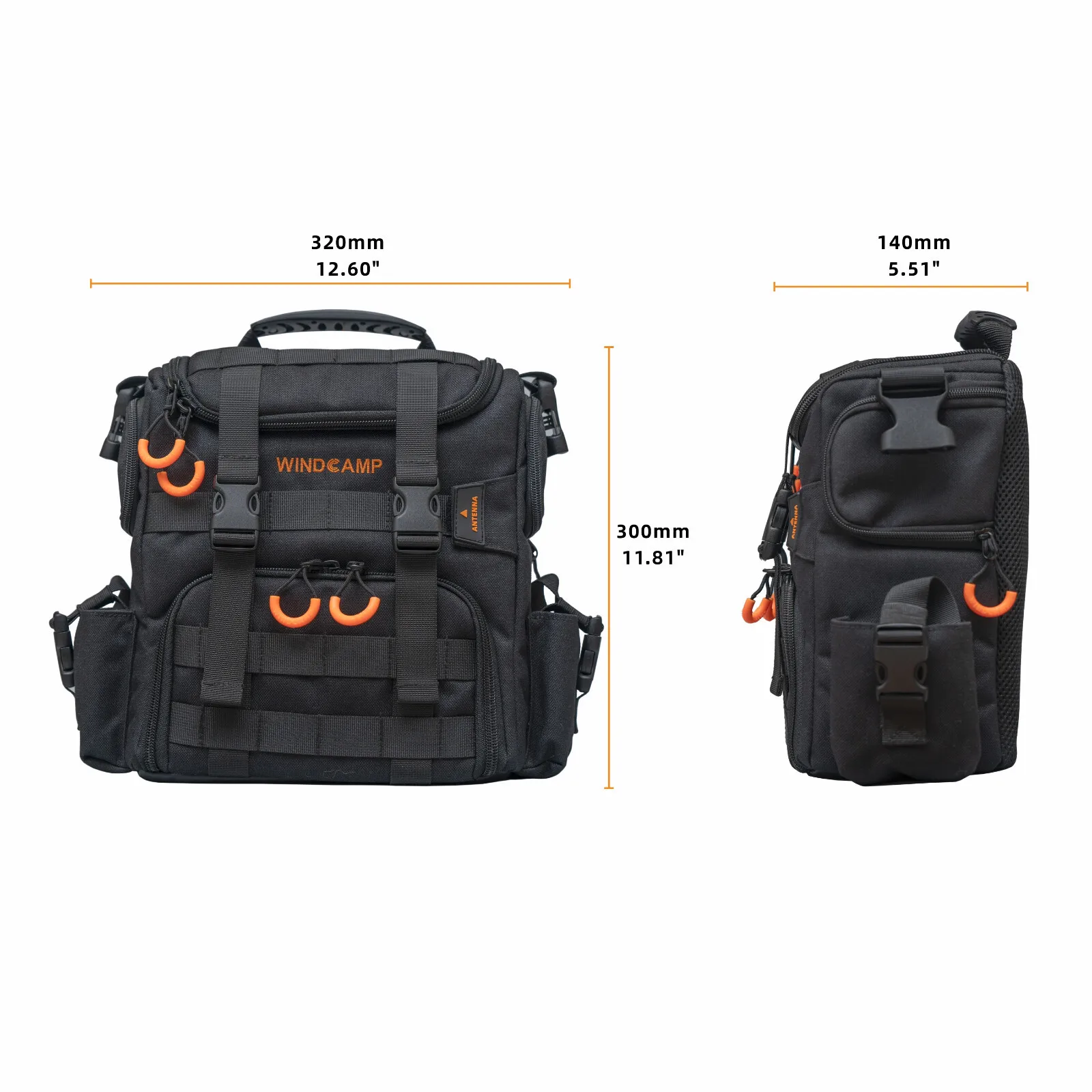 WINDCAMP Funkgehäuse für ICOM IC-705 Field Pack, kompatibel mit LC-192 GO Box