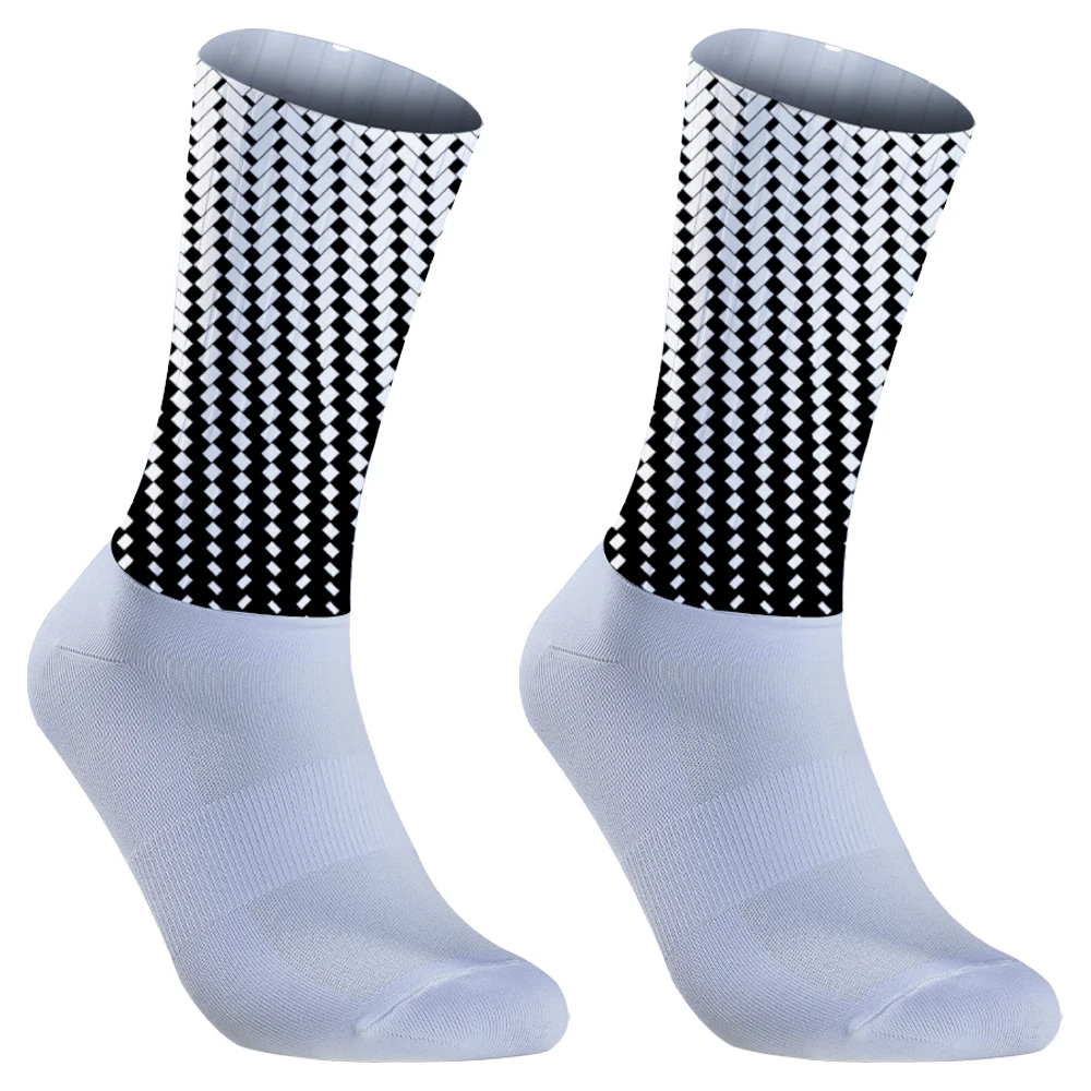 Outdoor Racing Bike Compression Sport Socks Bike Team Aero Socks Bezszwowe antypoślizgowe skarpetki rowerowe Skarpety rowerowe szosowe