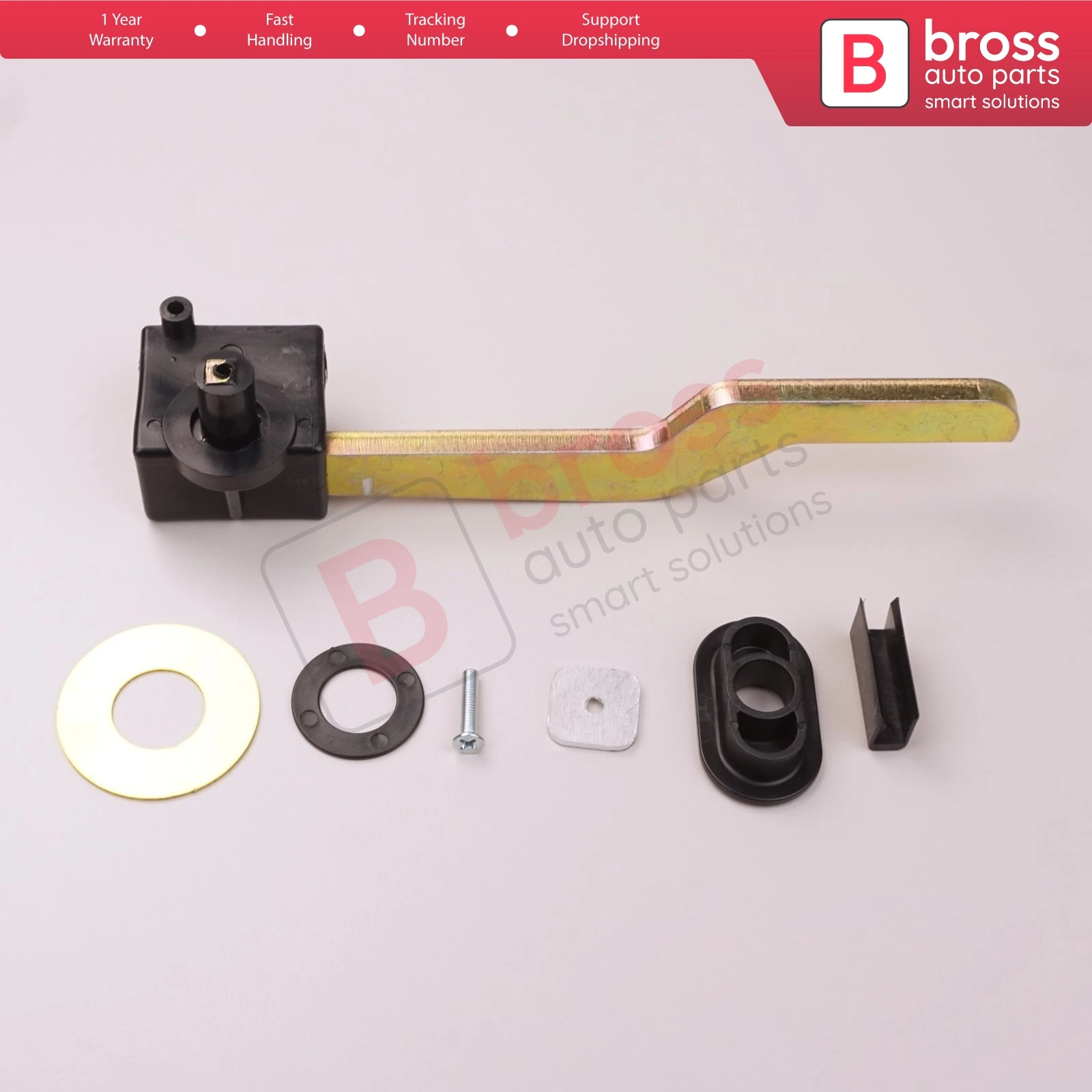 Bross BSR8-2 blokada dachu zatrzask część 54347031362 prawo dla Vauxhall Opel Holden Astra G kabriolet CC i BMW E46 kabriolet CC