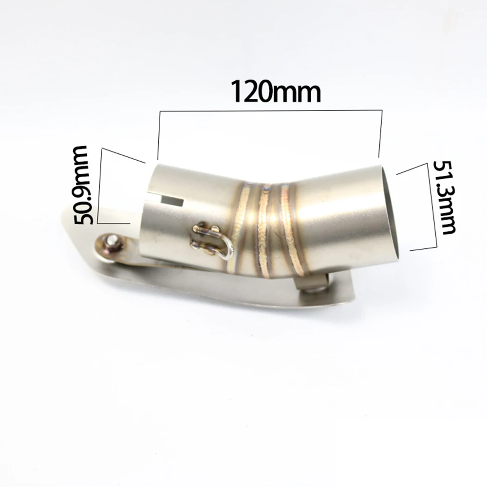 Hochwertiges Motorrad-Auspuff-Mittelverbindungsrohr aus Edelstahl für Suzuki GSX-R 1000 2012–2024 GSX R 1000