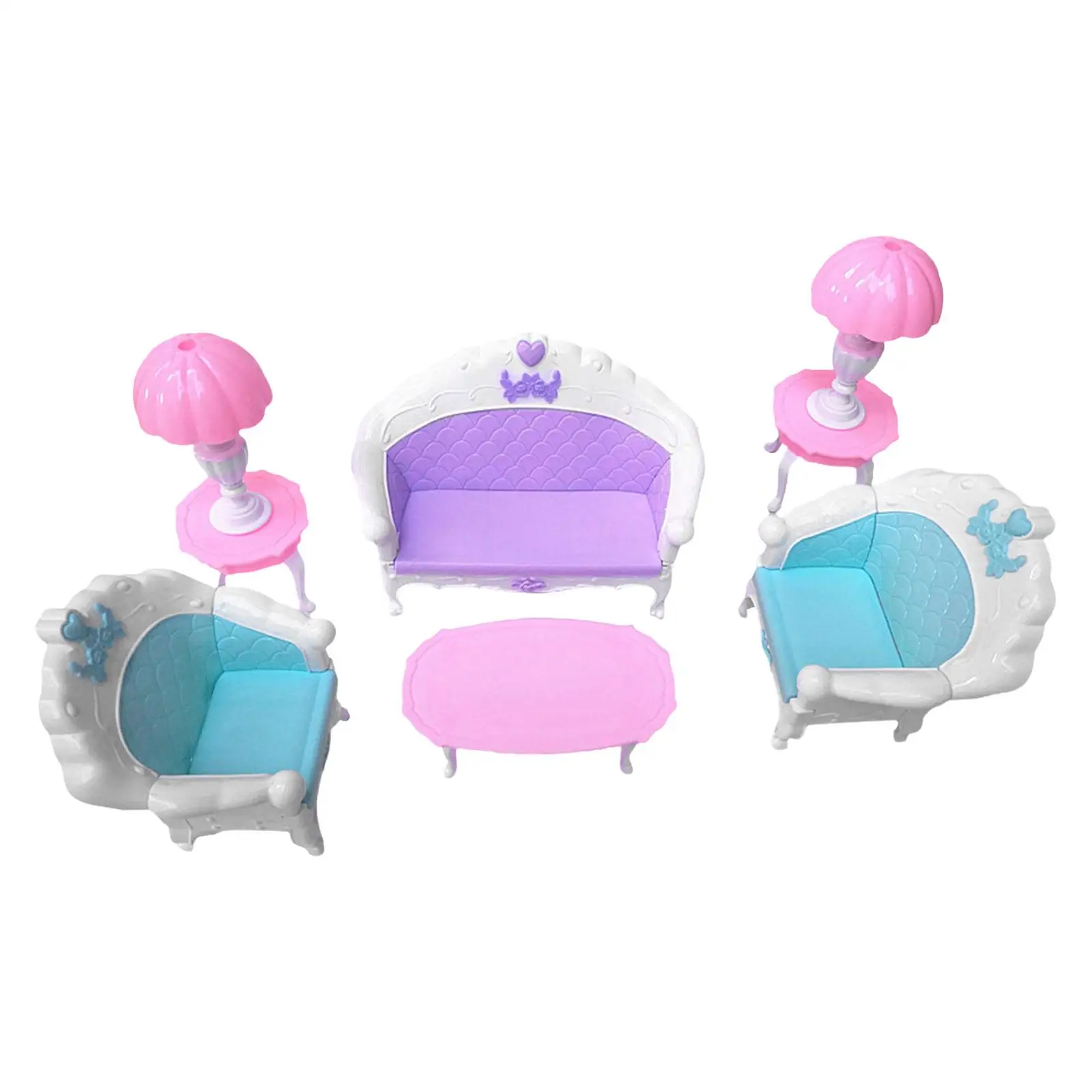 Móveis de boneca mini fingir brinquedo móveis de casa em miniatura para decoração de boneca