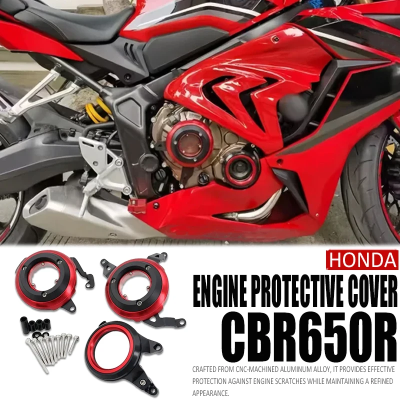 

New CBR650R Guard from Engine Protective Cover Fairing Guard Sliders Crash Pad For HONDA CB650R 2021-2023 Motorcycle Accessories