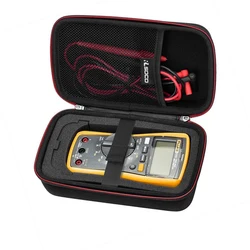 Carrying case for Fluke 117/115/116/177/233 Digital Multimeter Fits for Fluke 101/106/ F15B+F18B+ and more (with DIY Foam)