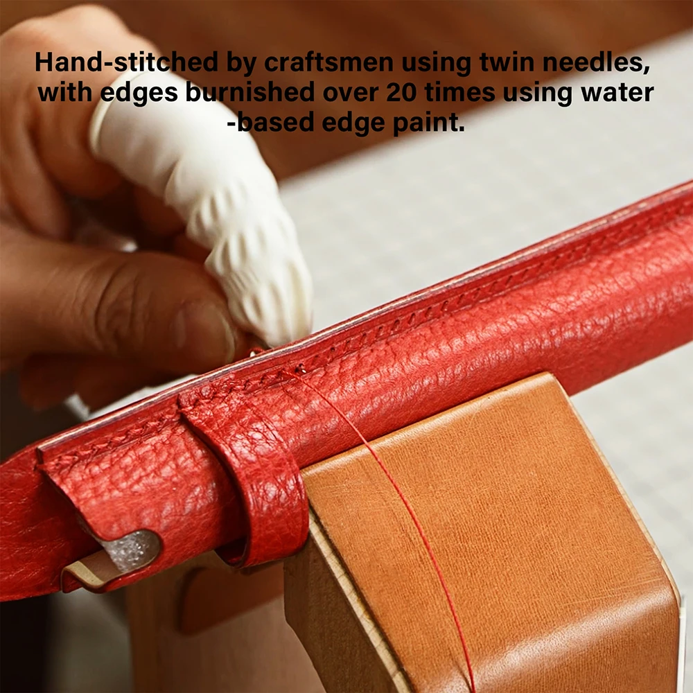 CRAZYSMITH Handmade Genuine Leather Fountain Pen Case, Full Grain Cowhide Pen Sleeve Holder, Protective Pen Pouch, Luxury Gifts