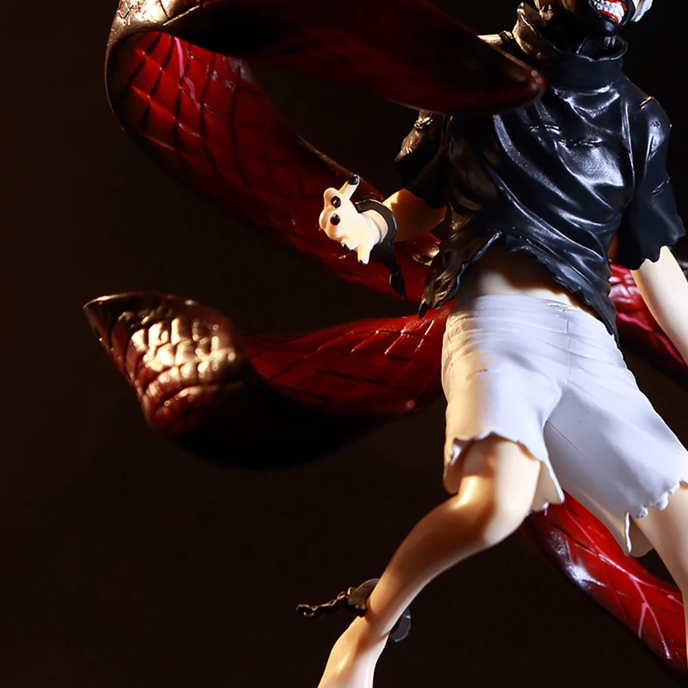 Tokyo Ghost Anime Figuren Kaneki Ken Masker Battle Action Figure Double Head Pvc Standbeeld Beeldje Model Pop Decor Ornamenten Speelgoed