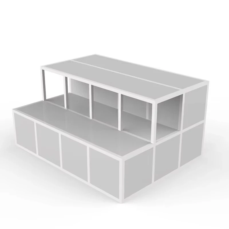Miniso Style Retail Wooden Scarf Display Stand Display Stand