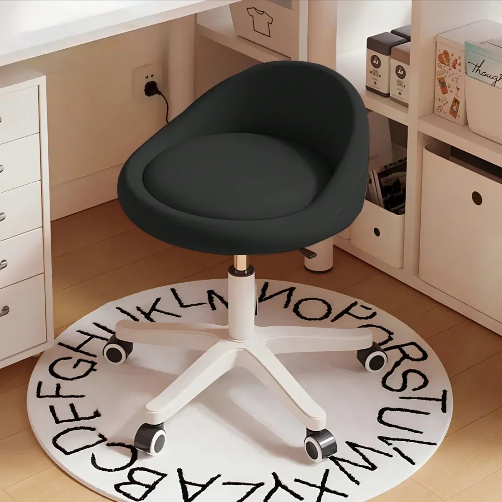 

Вращающийся стул для салона, регулируемый стул для черчения, тату-стул, офисный стул, массажный стул, медицинский стул, стул для спа-процедур с подушкой из ПУ и спинкой