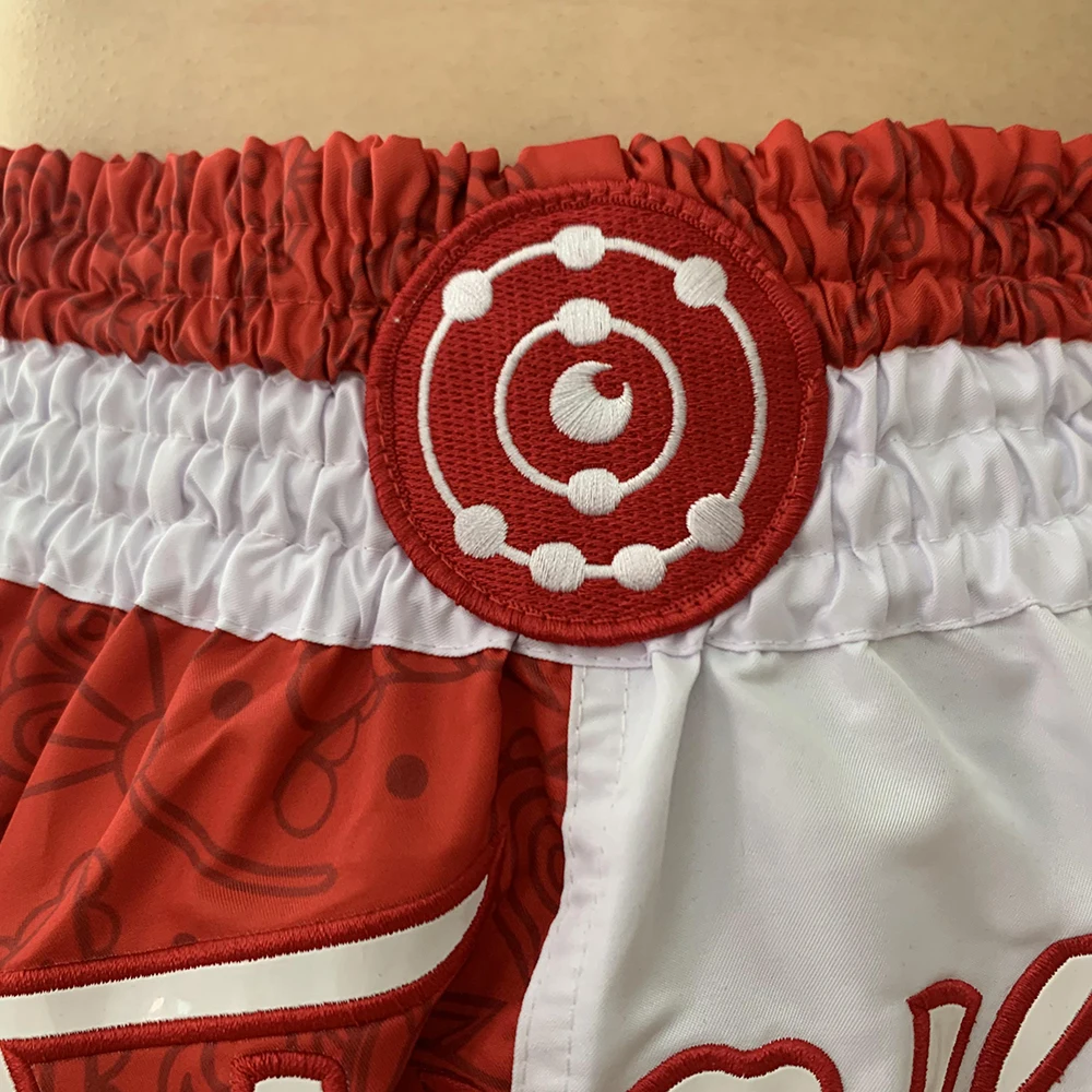 FLUORY MTSF96 MMA Fighting Muay Thai Shorts Boxeo Boxer Training Sports High Quality Kick Boxing Fitness Athletic  Pants For Kid