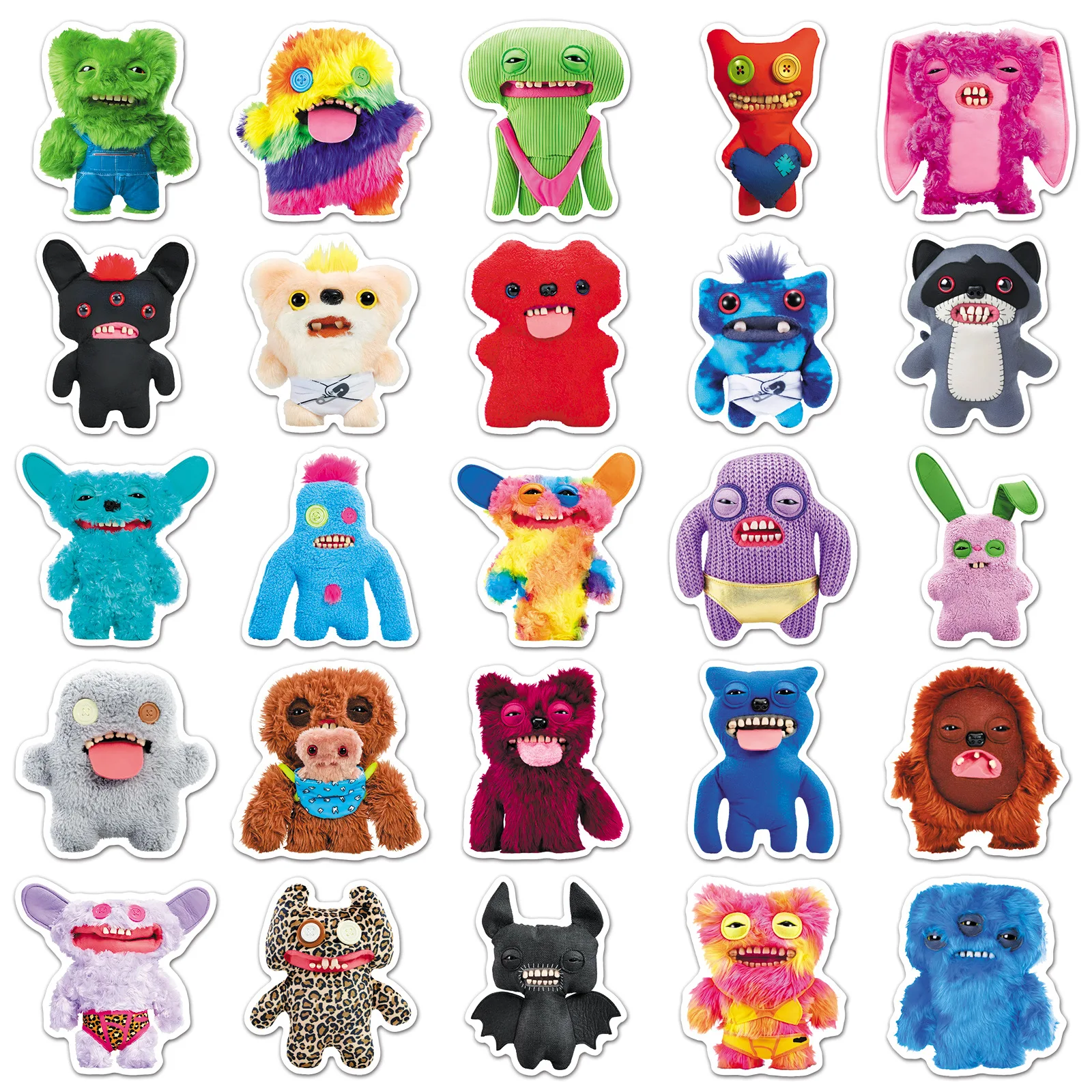 10/30/50 個漫画 FUGGLER 醜いモンスターステッカー DIY 装飾防水スケートボードノートブック落書きおもちゃ