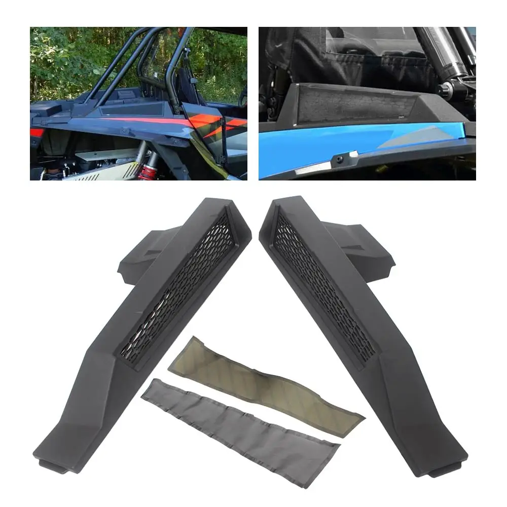 

UTV Accessories For Polaris RZR XP XP4 Turbo 2016 Rpl for #2206649 Air Intake Grill Bezel Kit Vent Covers ABS Plastic 1 Pair