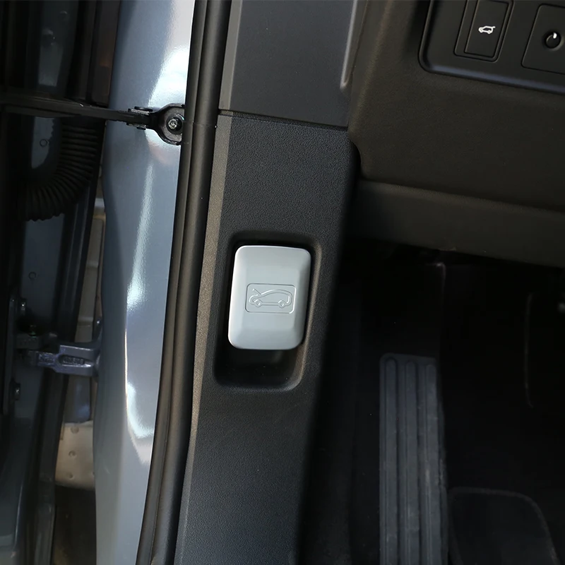 For Land Rover Range Rover Evoque L551 2020 Car Hood Switch Button Knob Panel Cover Trim Sticker ABS Hood Switch Protection Kit