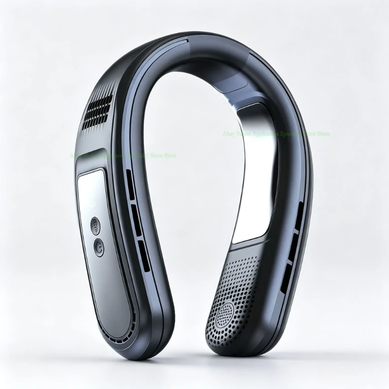 New Mi Hanging Neck Fan, Long Battery Life, New Portable Hanging Neck Fan, Suitable for Outdoor Hanging Neck Fan