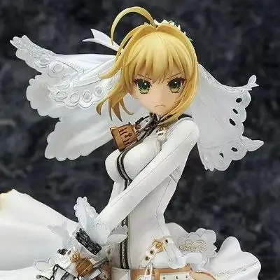 Brand New In Stock GSC Fate/EXTRA CCC Nero 22cm Wedding Dress Style Figure Collectible Display Gift For Anime Fans Desk Decor