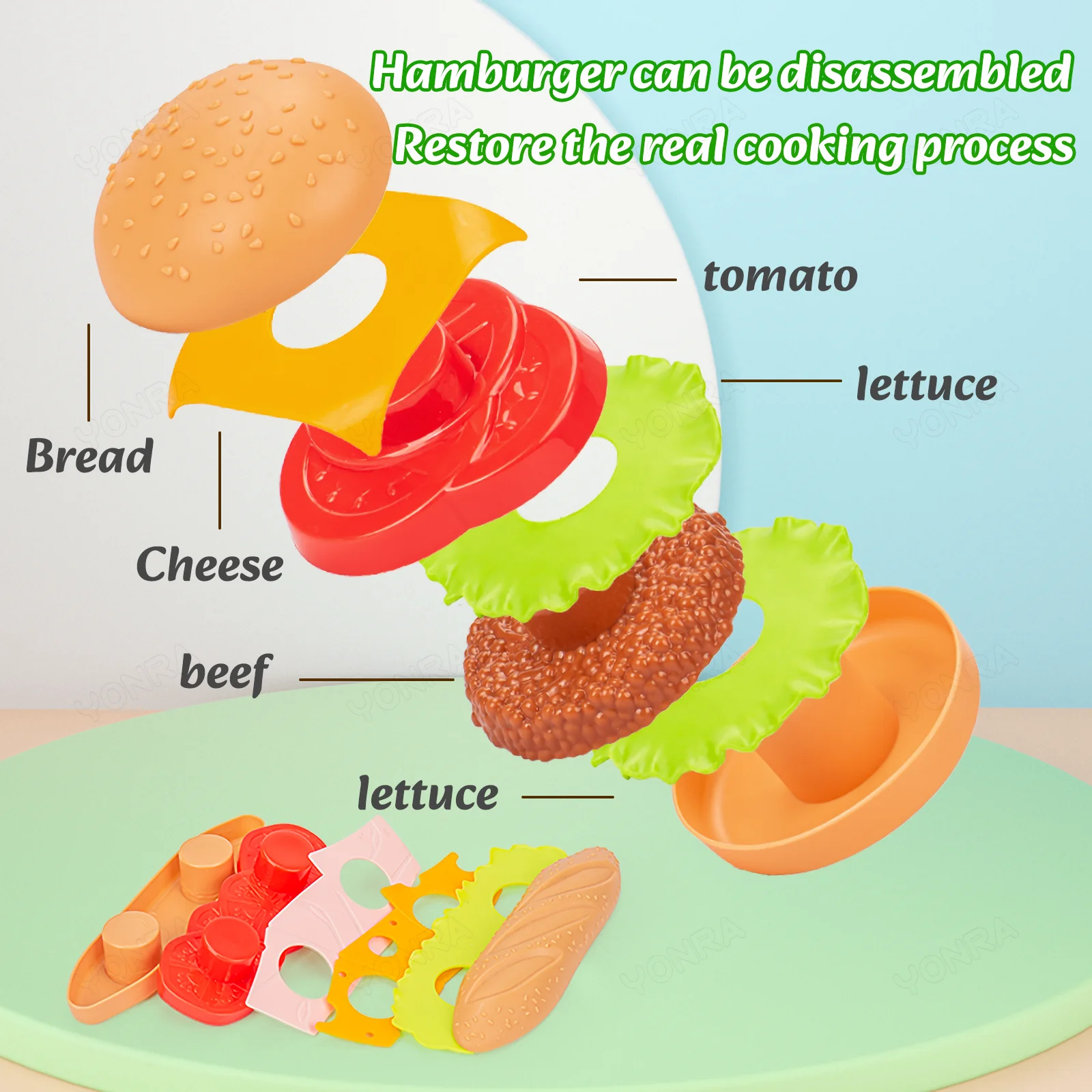 Mini jouets de petit déjeuner, ensemble de nourriture, Simulation de cuisine pour enfants, multi-ensemble, cadeau de noël pour enfants